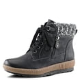 thumbnail image 1 of Spring Step Relife Karlene Waterproof Ankle Boots for Women | Shoes for Women with Sweater Top, Decorative Zipper and Cozy Sherpa Lining, 1 of 9