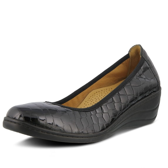 Spring Step Women's KARTII Ballet Flat, Black, US 5 Medium US