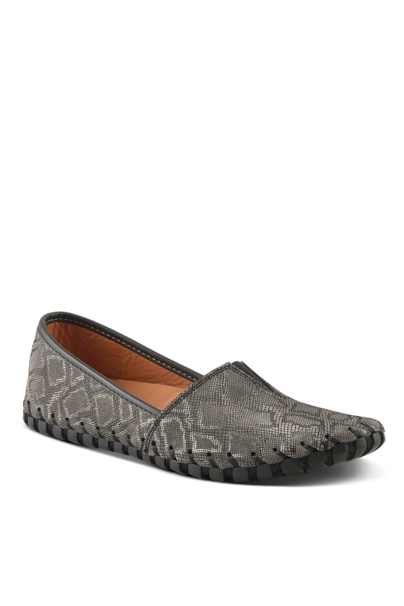 Women's KATHALETA-GLO Slip-On Shoes - Premium Leather, Arch Support, Removable Insoles, Made in Turkey