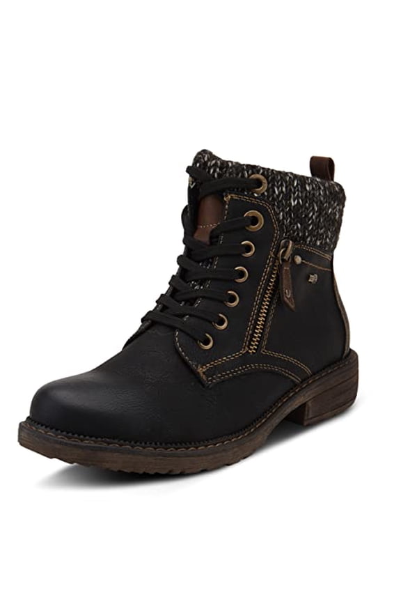 Relife Khazera Women's Waterproof Ankle Boots with Full-Length Zipper – Western Outdoor Style