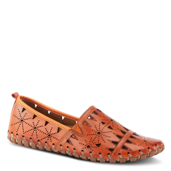 Spring Step Women's Leather Fusaro Loafer Shoe | Comfortable Slip-On Shoes with Rubber Outsole | Ladies Casual Walking Driving Loafers for Work