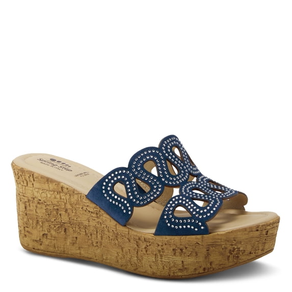 Spring Step Women's Mssteamy Slide Wedge Sandal