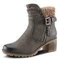 thumbnail image 1 of Spring Step Relife Style Rene Knee High Ankle Boots for Women | Shoes for Women with Zipper Closure, Sweater Knit Cuff and Faux Fur Insole, 1 of 9