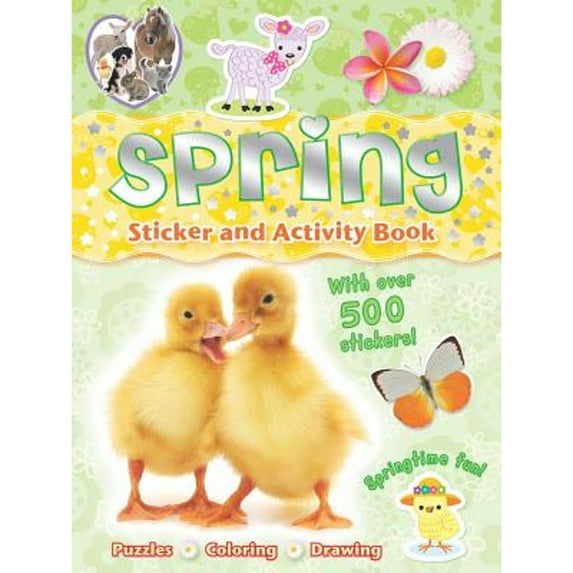 Pre-Owned Spring Sticker and Activity Book (Paperback) 1499800118 9781499800111