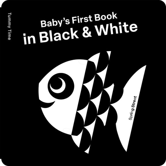 Spring Street Spring Street Tummy Time: Baby's First Book in Black & White, (Board Book)