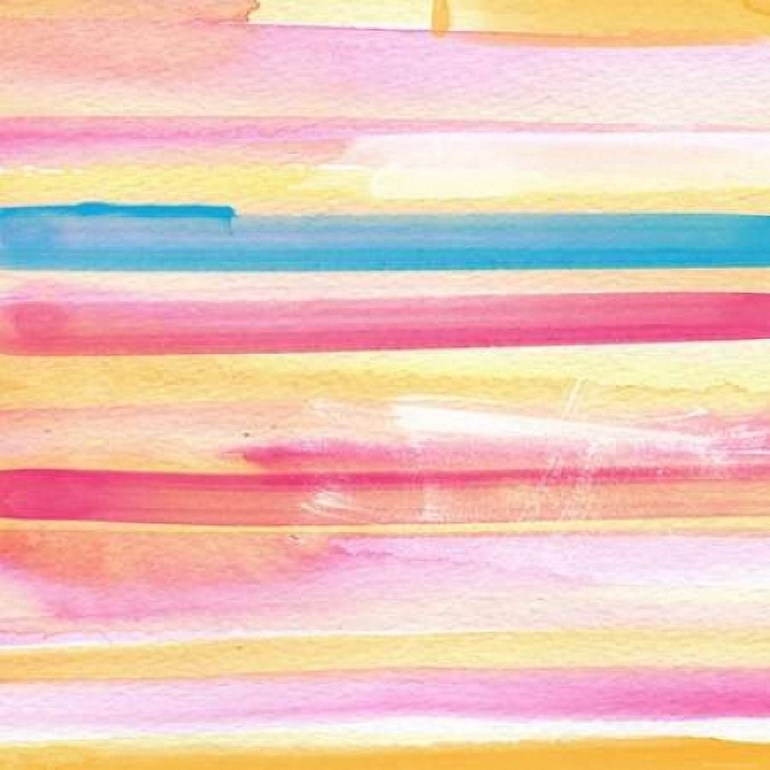 Spring Stripe Canvas Art - Linda Woods (24 x 24)