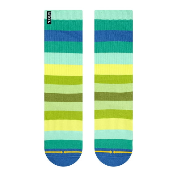 Spring Stripes Organic Cotton Crew Socks