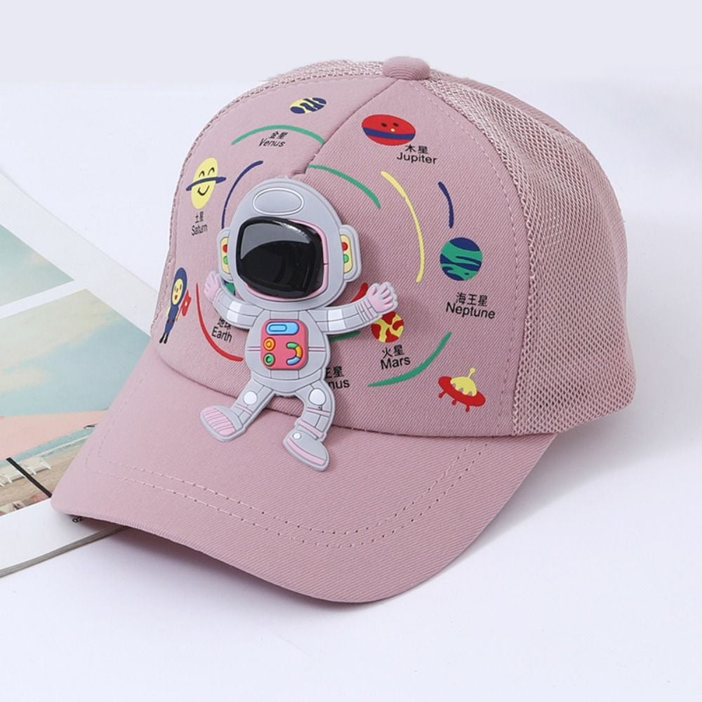 Spring Summer Adjustable Planet Print Cartoon Astronaut Baby Baseball ...