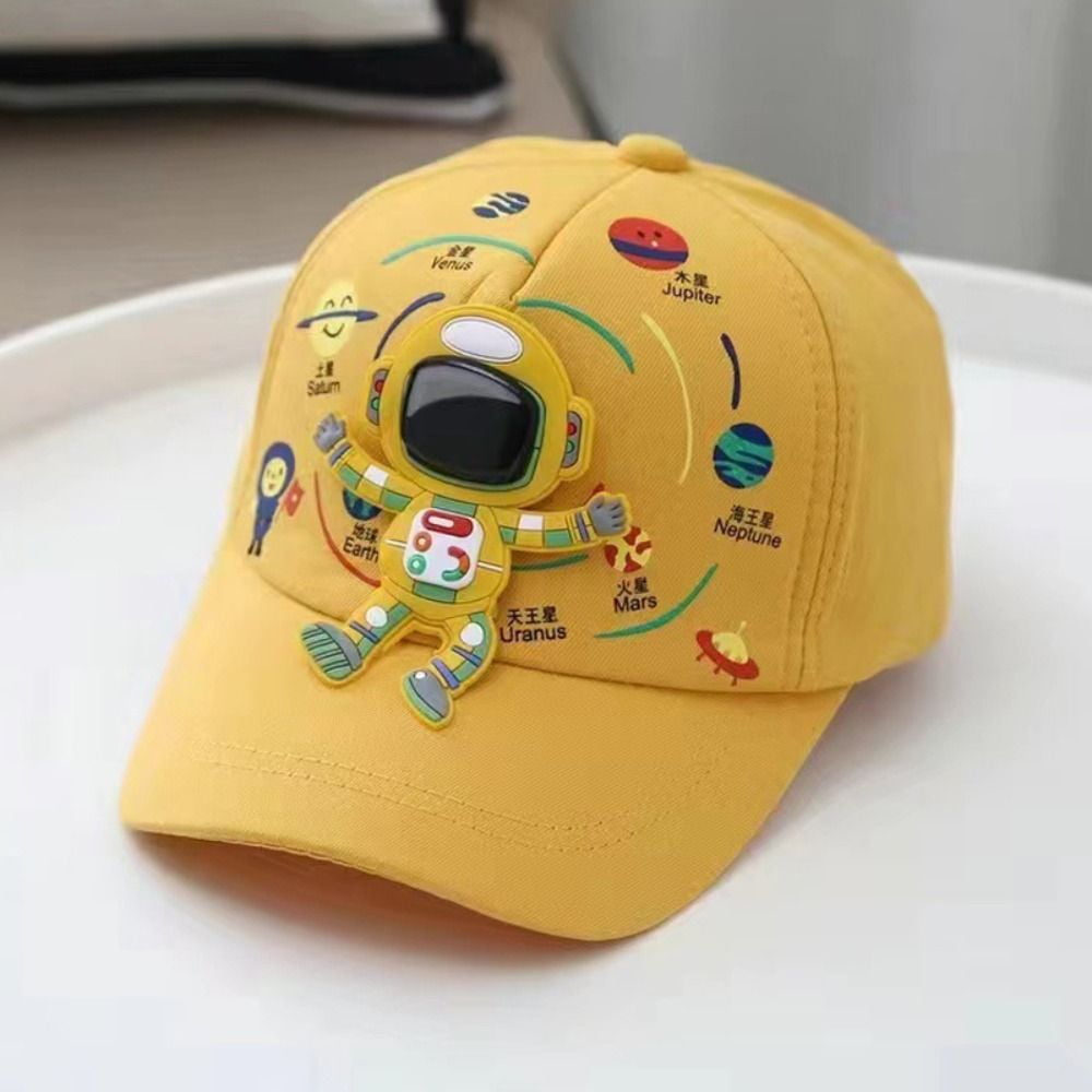 Spring Summer Adjustable Planet Print Cartoon Astronaut Baby Baseball ...
