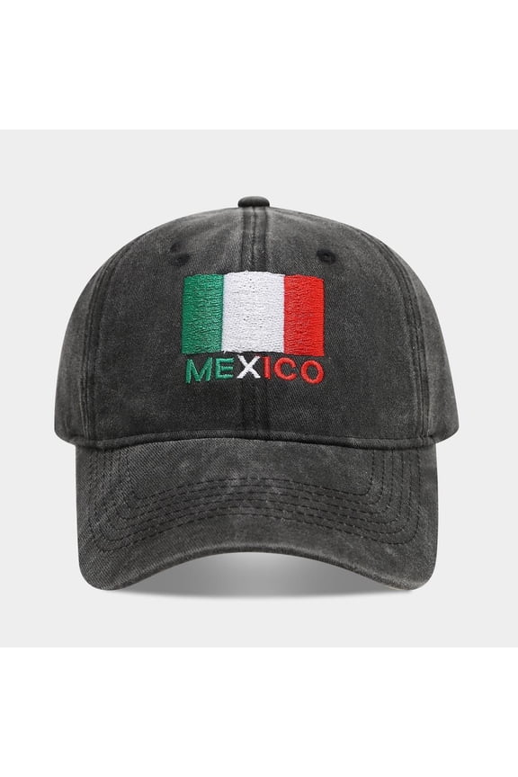 Spring Summer Baseball Cap USA Canada Mexico Flag Embroidered Baseball Hat Men Women's Outdoor Sunscreen Cap Casual Fashion Hats