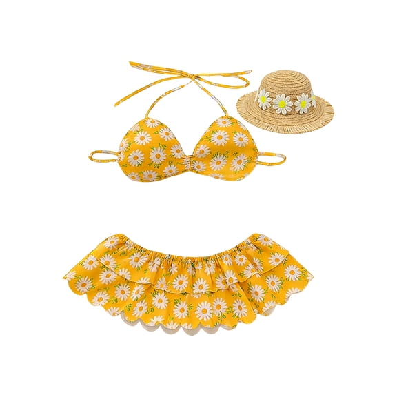 Spring/Summer Beach Bikini Porch Statue, Outdoor Garden Decor | Hand-Painted Resin Lawn Ornament for Yard, Patio, Poolside | 12-Inch Waterproof Pet-Friendly Decoration