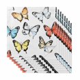 thumbnail image 1 of Spring Summer Butterflies Cloth Napkins, Farmhouse Butterfly Washable and Reusable Dinner Napkins Set of 8, Table Napkin for Kitchen Party Birthday Wedding Hotel Housewarming 20"x20", 1 of 8
