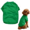 thumbnail image 1 of Spring Summer Cooling Dog T-Shirt with UV Protection and Moisture-Wicking Fabric Blank Color Leaf Green S, 1 of 9