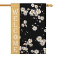 thumbnail image 1 of Spring Summer Daisy Garden Flag 28x40 Inch Double Side for Outdoor Courtyard Garden Decor Flowers Welcome Holiday Flag for Outside Decoration, 1 of 6