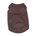 thumbnail image 1 of Spring Summer Dog T-Shirt Blank Sleeveless Puppy Tank Top Breathable Solid Color Cat Outfit Lightweight Pet Apparel for Small Medium Kitten Tee Clothes for Daily Wear Lounging Photoshoot(Brown), 1 of 7
