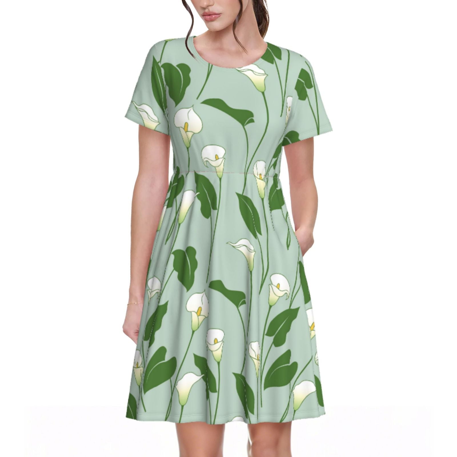 Spring Summer Dresses for Women 2025 - Beautiful Calla Lily Flowers ...