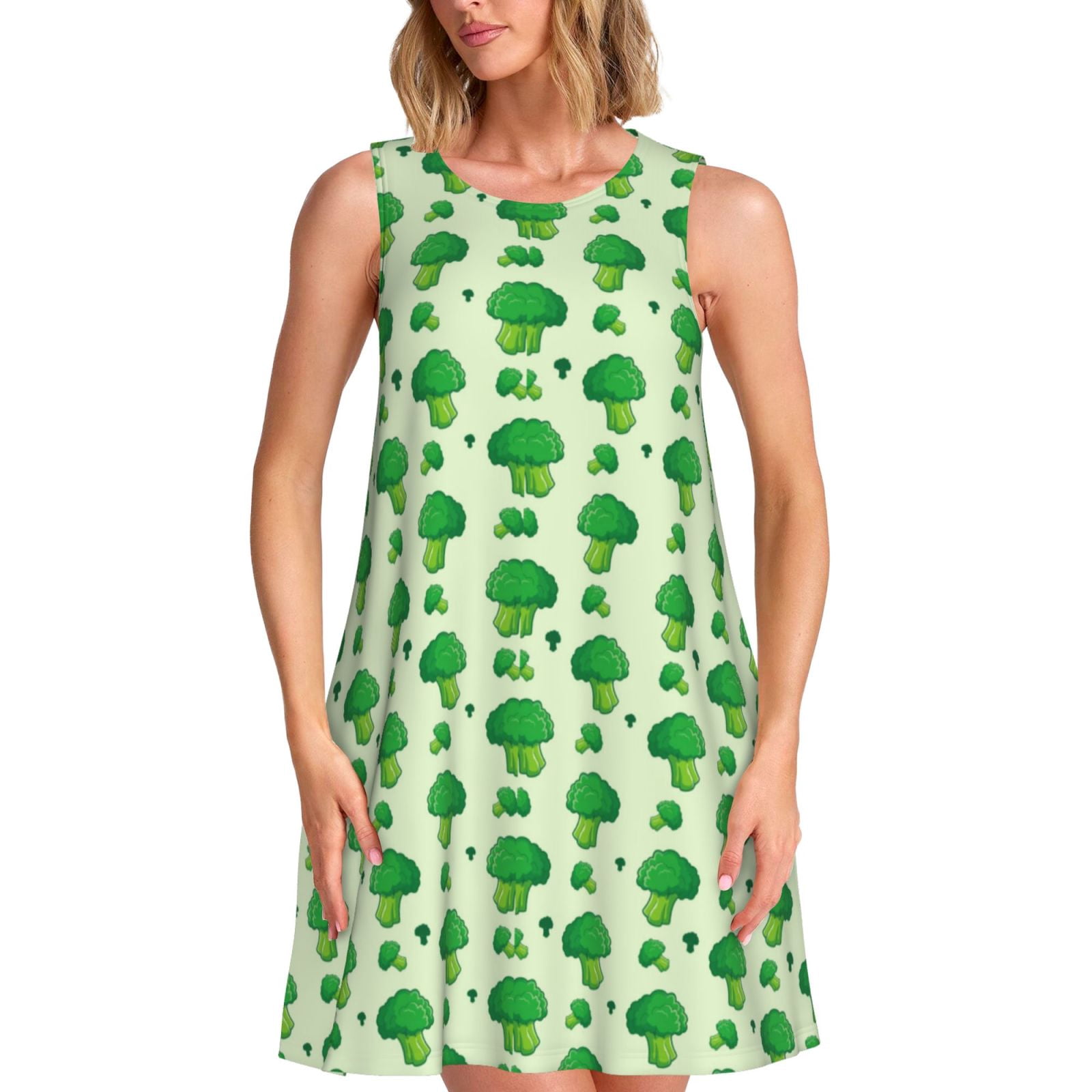 Spring Summer Dresses for Women 2025 - Broccoli 1 Swimsuit Coverup ...