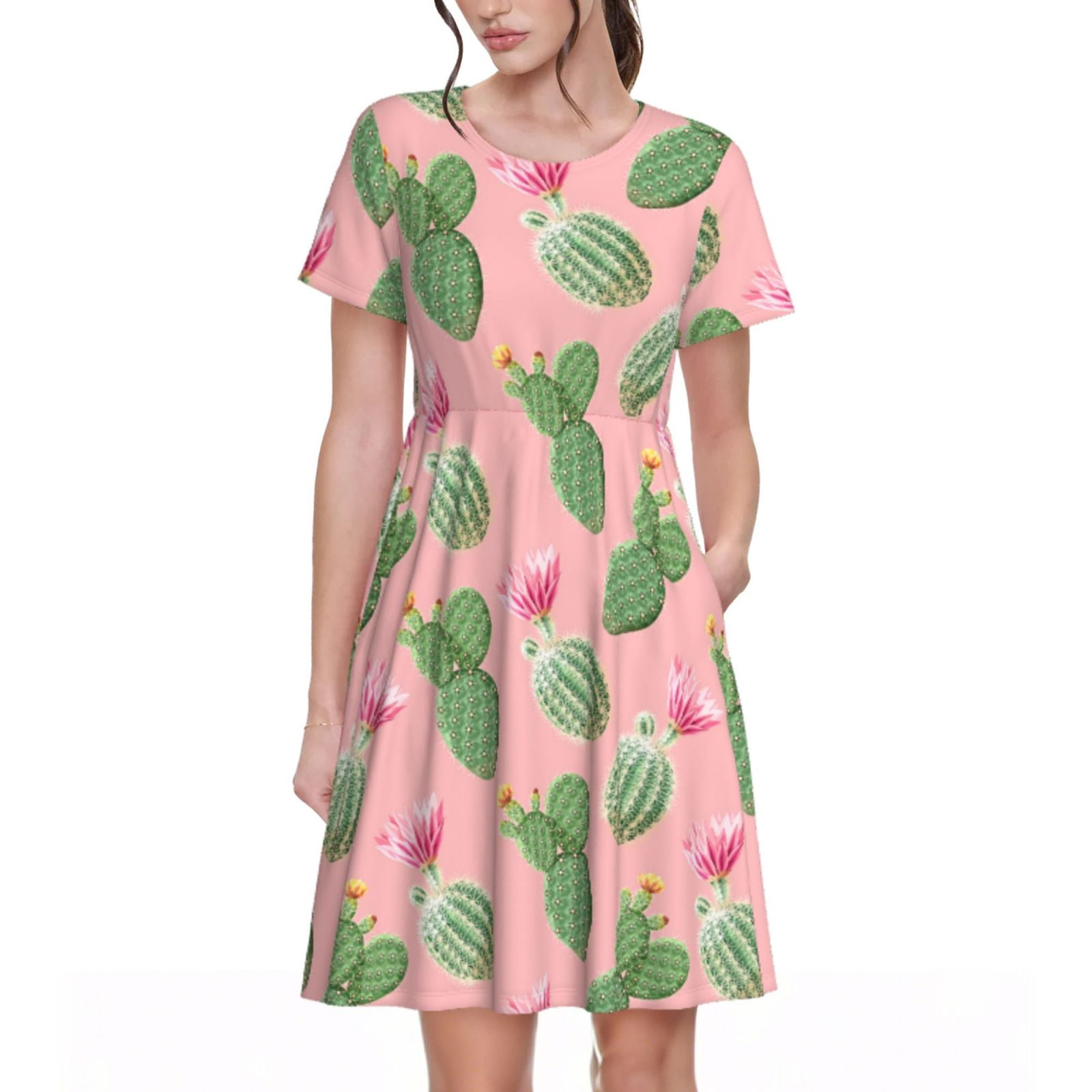 Spring Summer Dresses for Women 2025 - Cactus Blooming Pink Wedding ...