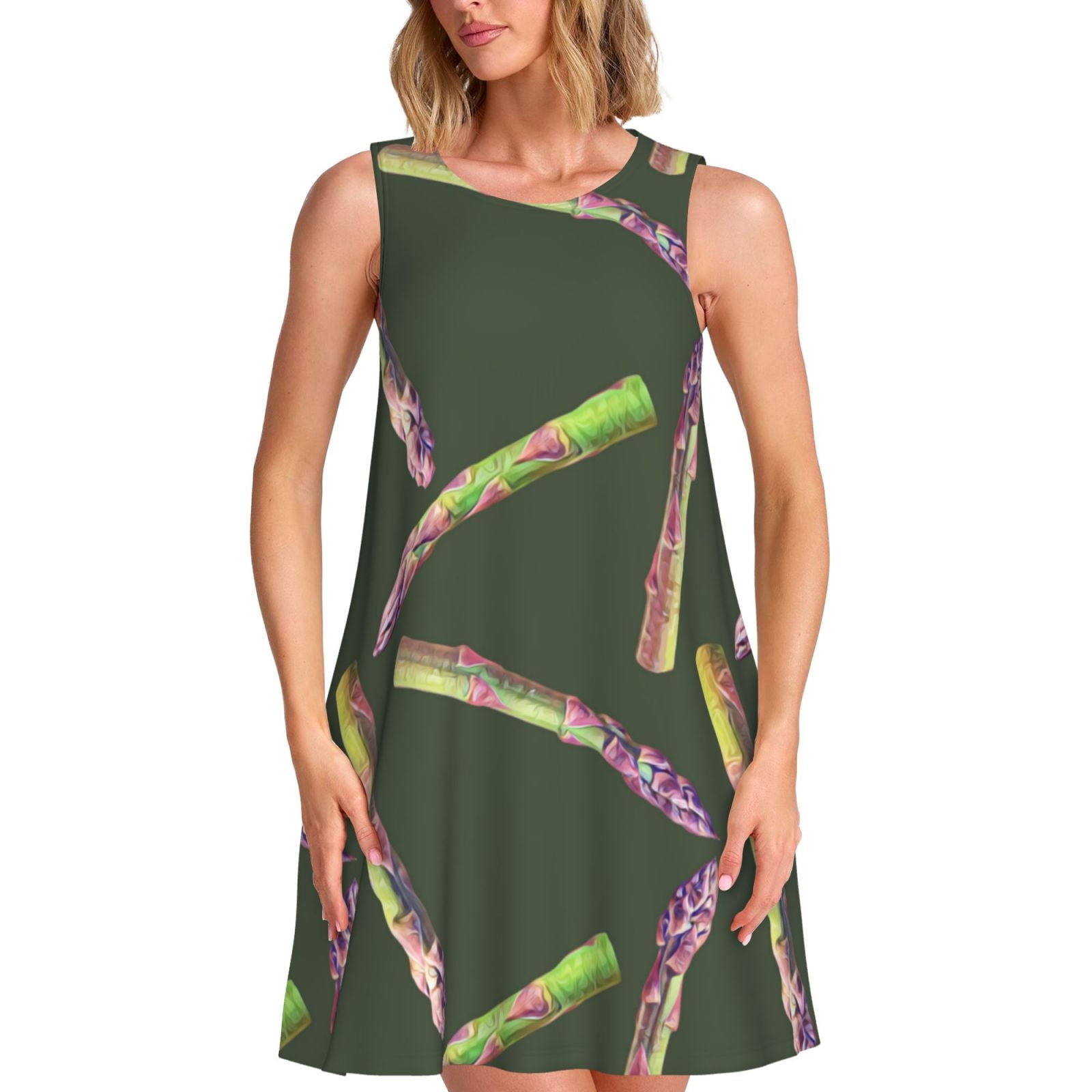 Spring Summer Dresses for Women 2025 - Colorful Asparagus Beach ...