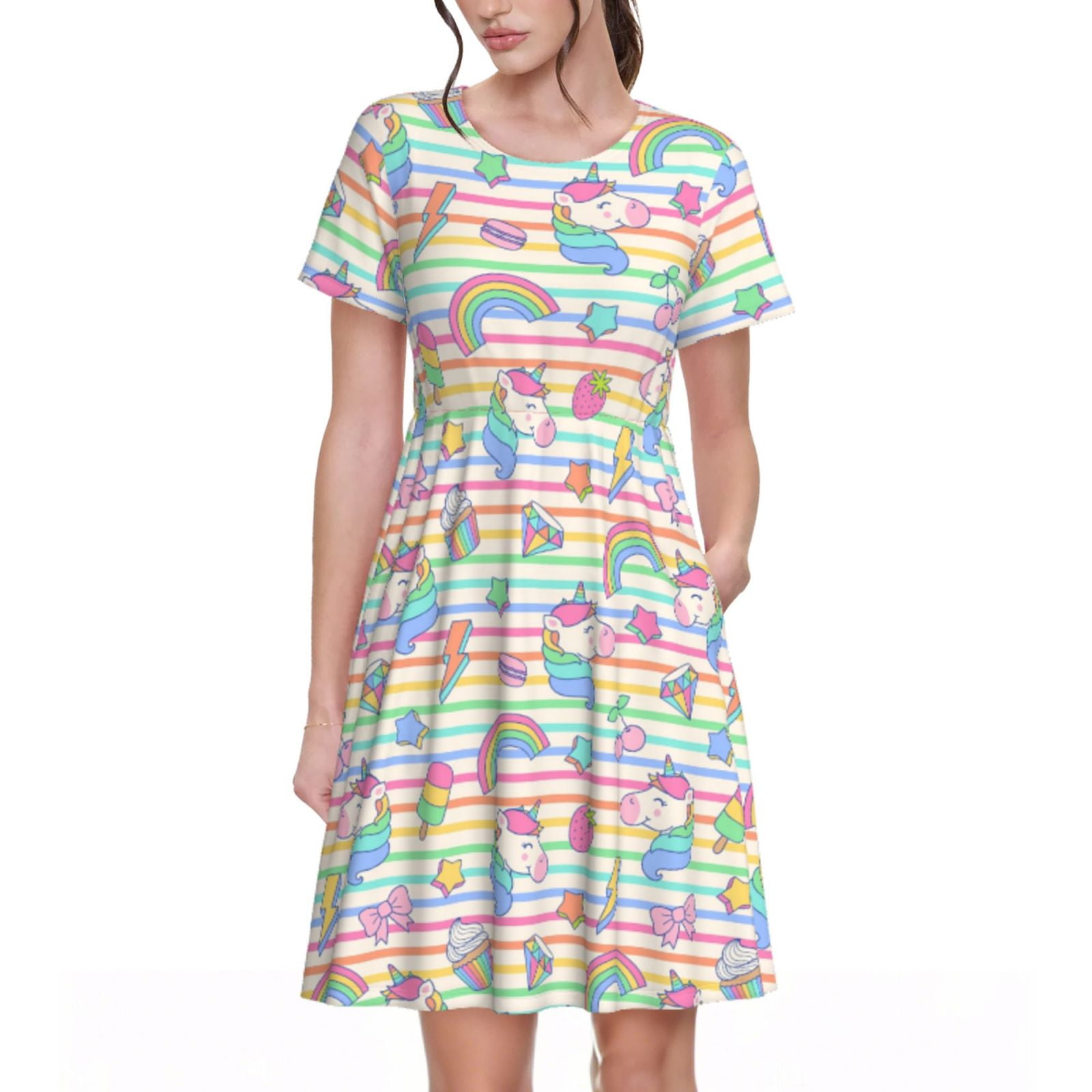 Spring Summer Dresses for Women 2025 - Cute Horse Beach Vacation ...