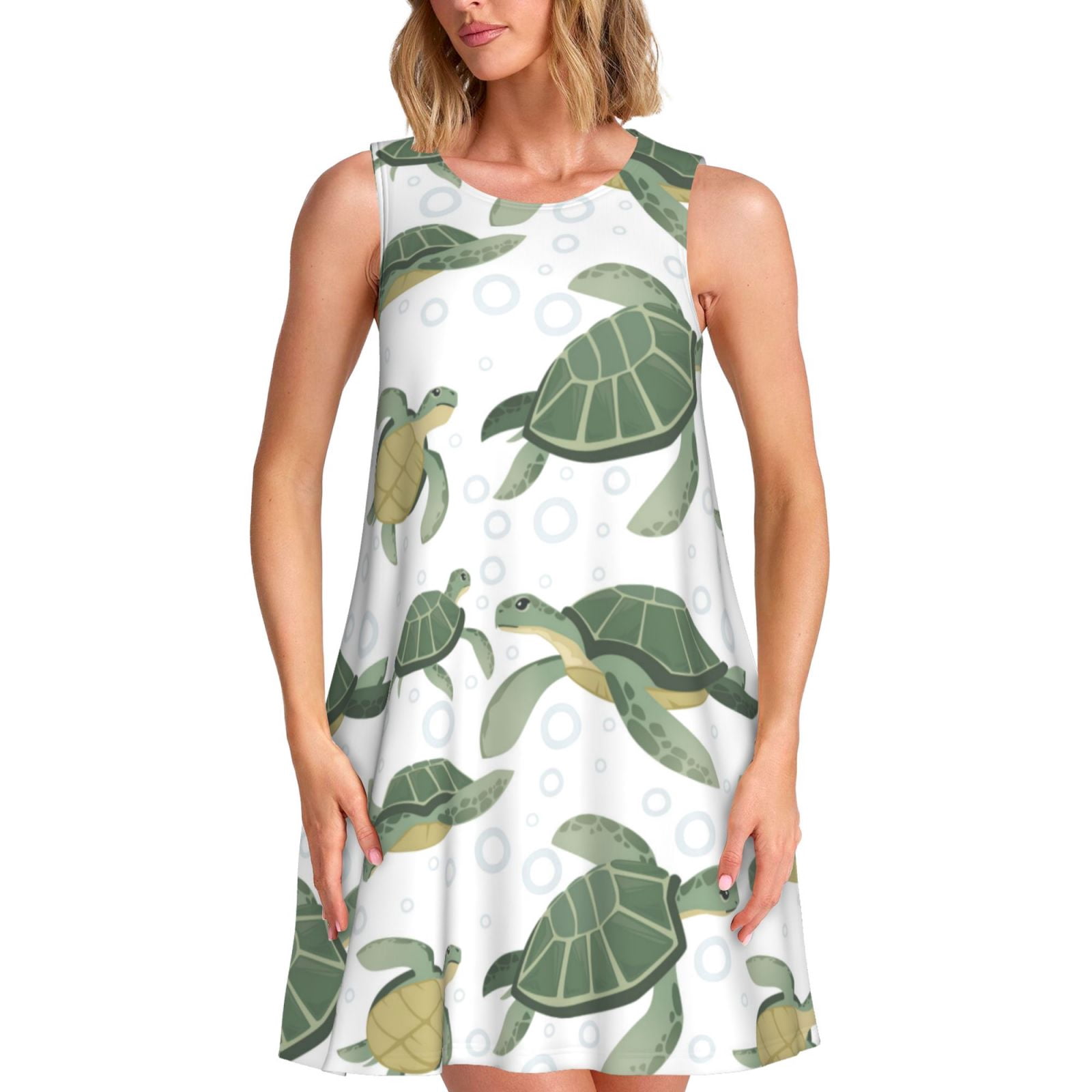 Spring Summer Dresses for Women 2025 - Cute Turtle(A) Beach Vacation ...