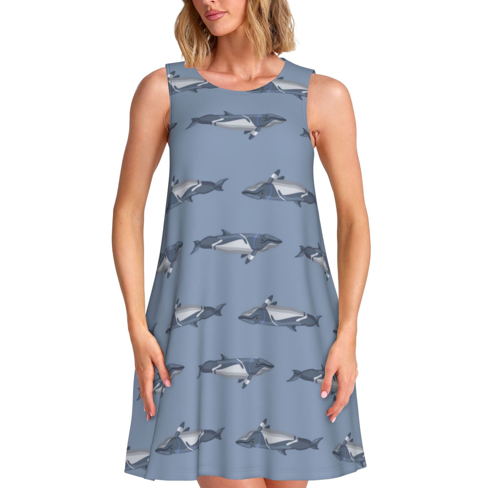 Spring Summer Dresses for Women 2025 - Cute Whale(1) Beach Vacation ...