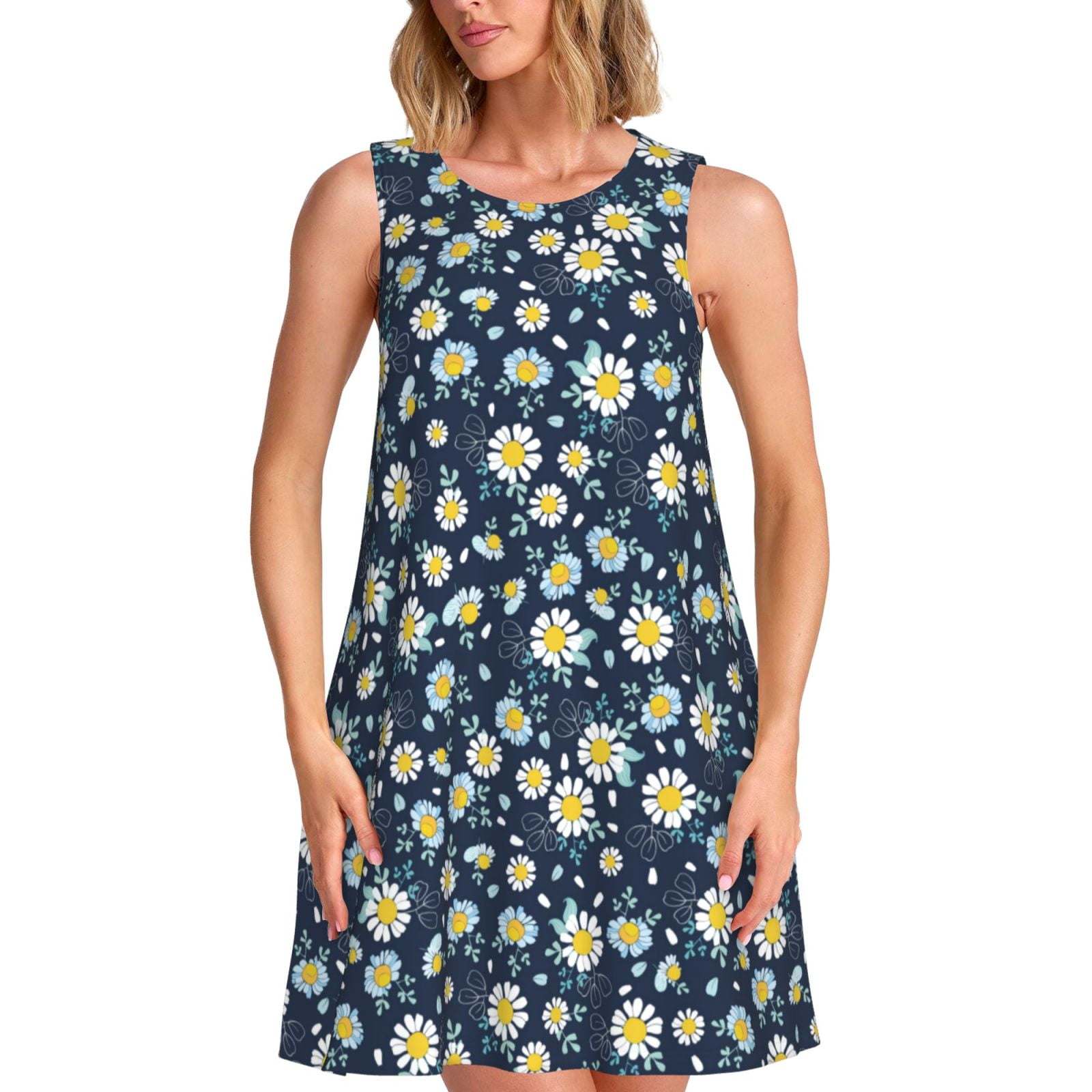 Spring Summer Dresses for Women 2025 - Daisy Floral B Beach Vacation ...