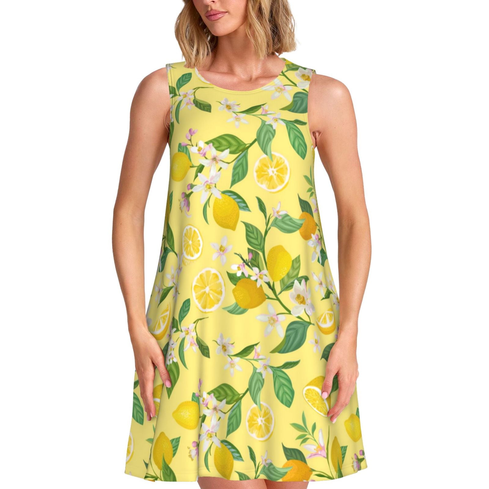 Spring Summer Dresses for Women 2025 - Lemon (A) Beach Vacation Clothes ...