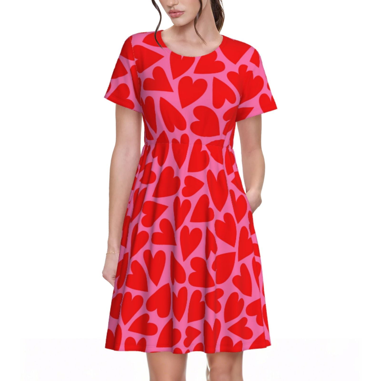 Spring Summer Dresses for Women 2025 - Love Heart Beach Vacation ...