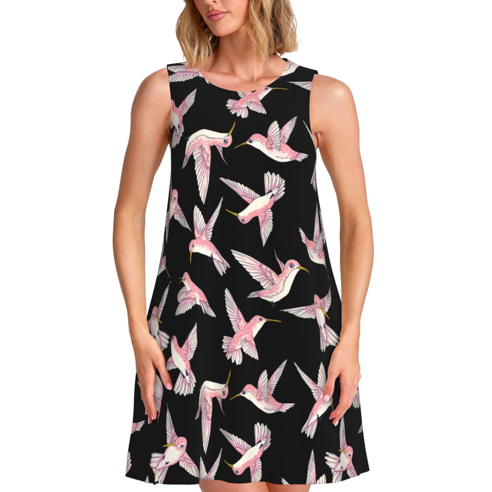 Spring Summer Dresses for Women 2025 - Pink Hummingbird Beach Vacation ...