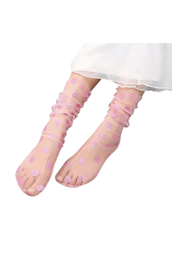 Spring Summer Fashion Breathable Women Socks Floral Print Skin Tone Design Casual Everyday Comfort Lightweight Footwear