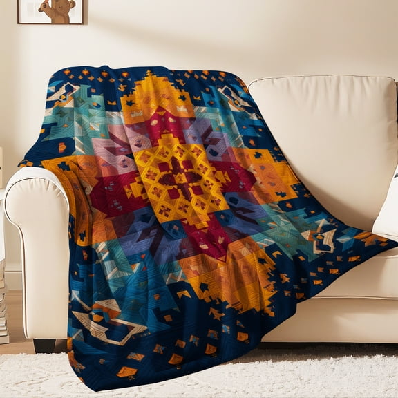 Spring Summer Flannel Throw Blanket 40x50 Inches Fleece Blanket Throw, Soft Lightweight Plush Cozy Blankets for Bed, Sofa, Couch, Travel, Camping