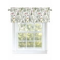 thumbnail image 1 of Spring Summer Floral Curtain Valances for Windows, Farmhouse Botanical Butterflies Kitchen Valance Window Treatment, Light Filtering Block Curtains for Bathroom/Bedroom/Living Room 54'' x 18'', 1 of 9