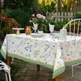 thumbnail image 1 of Spring Summer Floral Tablecloth Wildflower Tablecloth for Picnic, Camping, Patio, Party, Kitchen, Dining Room Indoor Outdoor Spill Proof Fabric Tablecloth Rectangle 60 x 84 inch, 1 of 4