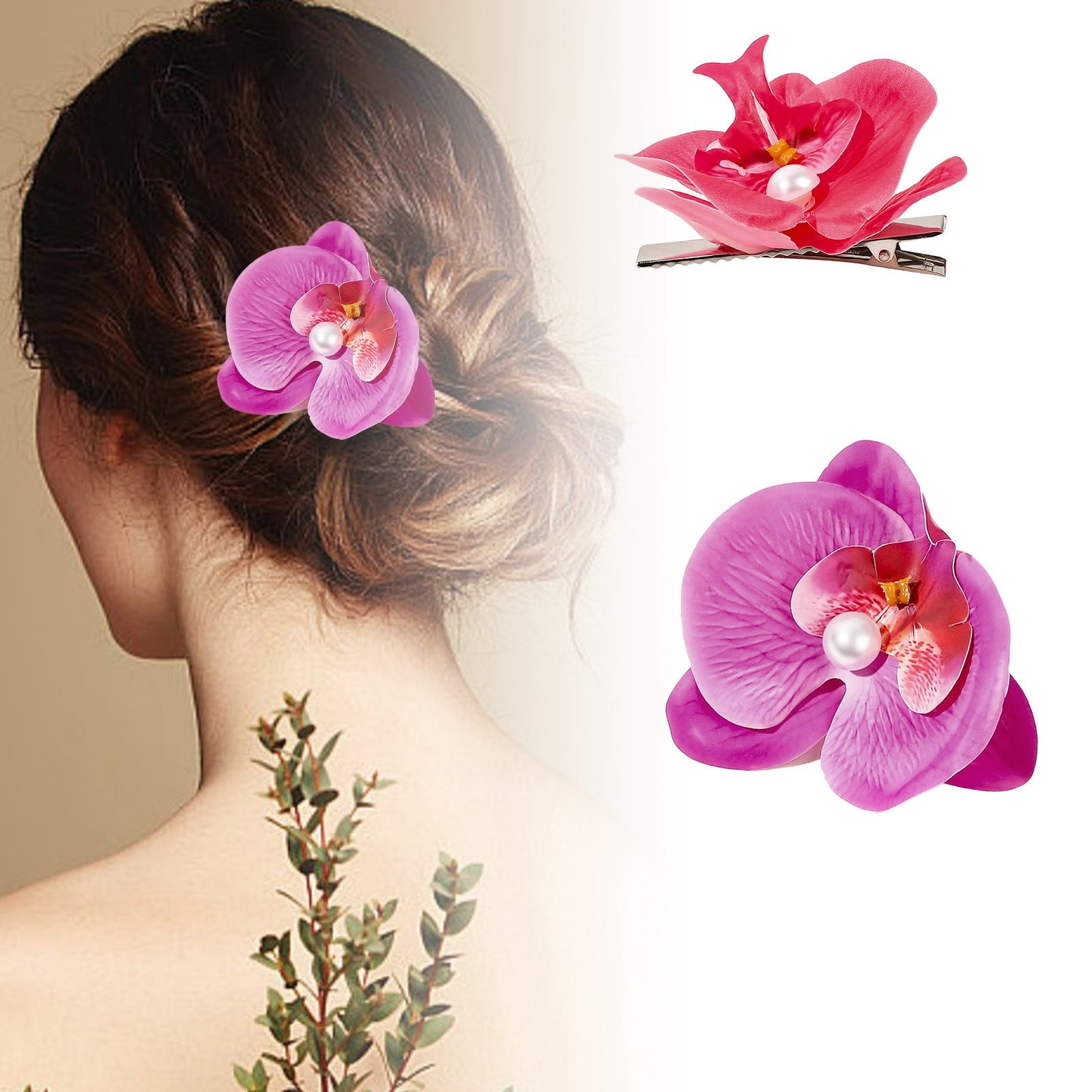 Spring Summer Flower Hair Clip Hair Set Accessories For Girls Flower