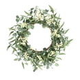 thumbnail image 1 of Spring Summer Garden Rattan Wreath Artificial Leaf Hand-woven Realistic Fade Resistant Weather Resistant Lightweight for Farms Home Door Head Pendant Decoration 19.68x19.68 Inches, 1 of 7
