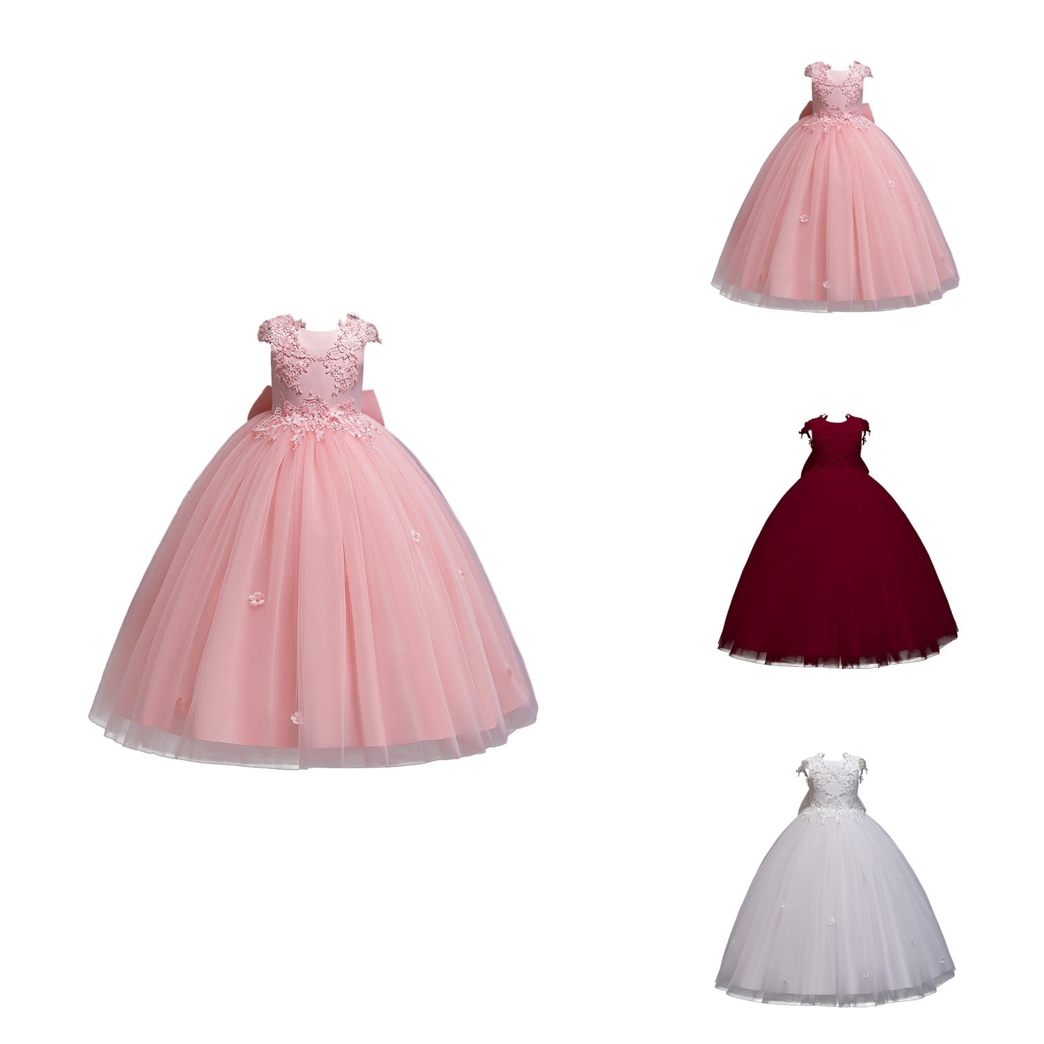 Spring & Summer Girls' Puffy Princess Dress – Runway-Ready Tulle Ball ...