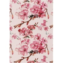 Spring Summer House Flag 28x40 Double Sided Cherry Blossom Watercolor Garden Yard Flags Welcome Spring Rustic Farmhouse Outdoor Banner Party Home Decor