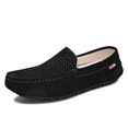 thumbnail image 1 of Spring Summer Men's Casual Loafers Slip On Leather Shoes Breathable Driving Shoes Moccasins Classic Penny Loafer Flats Boat Shoes, 1 of 10