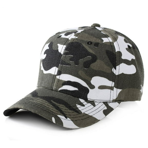 Spring Summer Mens Army Camouflage  Cap   Camo   Hunting Fishing Blank Desert Hat Baseball Cap Adjustable, Running Hat for Men Women, Cotton Dad Hat Plain for Outdoors Activities
