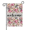 thumbnail image 1 of Spring Summer Multicolored Flower Leaves Garden Flag 12.5x18 Inch Double Side for Outdoor Courtyard Garden Decor Flowers Welcome Holiday Flag for Outside Decoration, 1 of 4