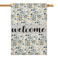 thumbnail image 1 of Spring Summer Multicolored Flower Leaves Garden Flag 28x40 Inch Double Side for Outdoor Courtyard Garden Decor Flowers Welcome Holiday Flag for Outside Decoration, 1 of 6