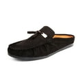 thumbnail image 1 of Spring Summer New Men's Casual Loafers Breathable Leather Flats Slippers Comfort Driving Shoes Moccasins Outdoor Walking Shoes, 1 of 13
