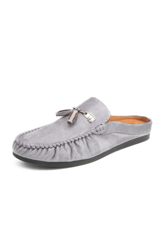 Spring Summer New Men's Casual Loafers Breathable Leather Flats Slippers Comfort Driving Shoes Moccasins Outdoor Walking Shoes