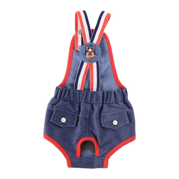 Spring And Summer Pet Clothes For Cats And Dogs Small Dogs Teddy Overalls Pants Bunny Clothes for Rabbits Girls Pet Bunny Clothes Boy Washable Dog Female Large No Tail Hole Female Dog Medium