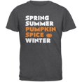 thumbnail image 1 of Spring Summer Pumpkin Spice Dark Heather Adult T-Shirt - 4X-Large, 1 of 1