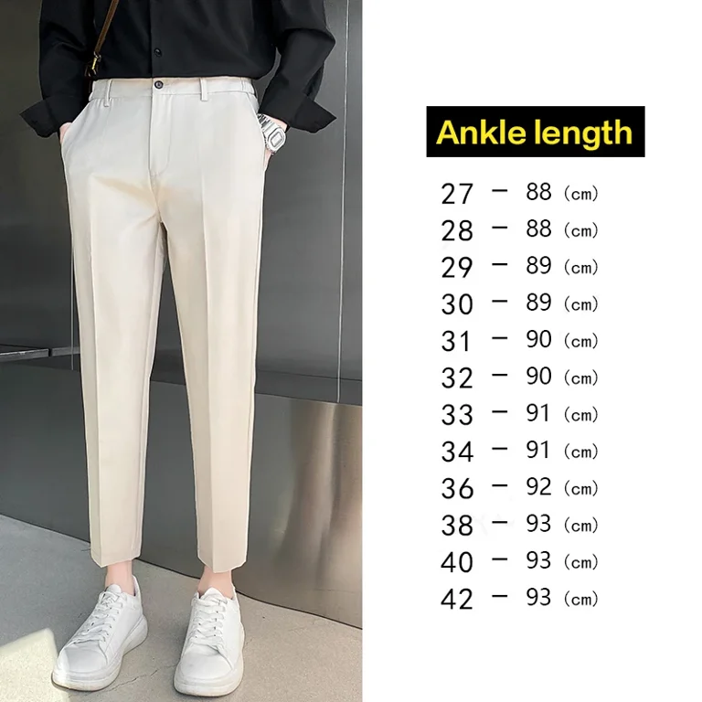 Slim ankle pants mens outlet