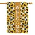thumbnail image 1 of Spring Summer Sunflower Garden Flag 28x40 Inch Double Side for Outdoor Courtyard Garden Decor Flowers Welcome Holiday Flag for Outside Decoration, 1 of 6