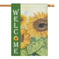 thumbnail image 1 of Spring Summer Sunflower Garden Flag 28x40 Inch Double Side for Outdoor Courtyard Garden Decor Flowers Welcome Holiday Flag for Outside Decoration, 1 of 6