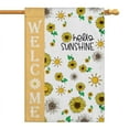 thumbnail image 1 of Spring Summer Sunflower Garden Flag 28x40 Inch Double Side for Outdoor Courtyard Garden Decor Flowers Welcome Holiday Flag for Outside Decoration, 1 of 6